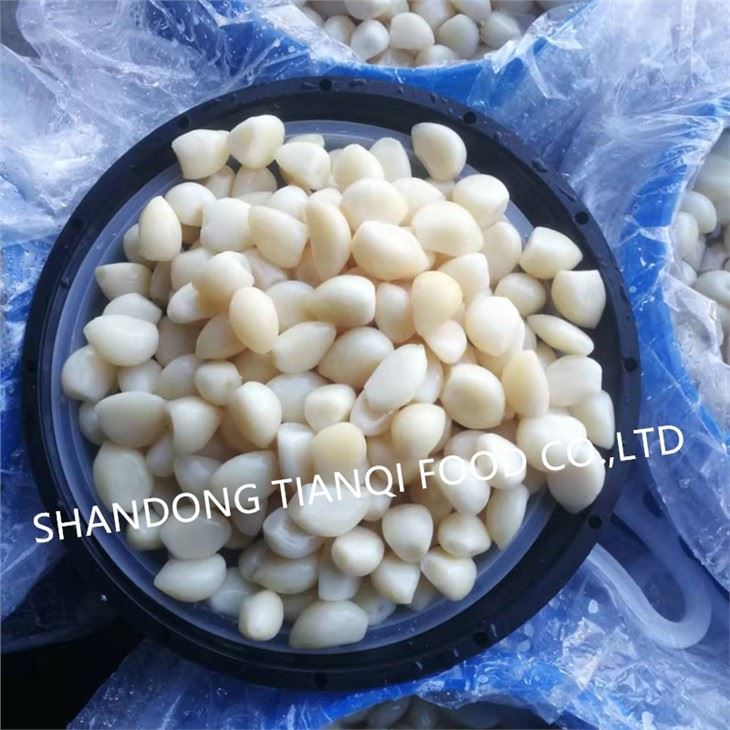 Normal White Garlic Peeled in Brine in Drums